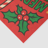 Retro Cool Santa with Shades — Bold Christmas Pop  Tissuepapier (Detail)