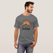Retro Cool Steamboot Springs CO Rocky Mountains No T-shirt (Voorkant volledig)