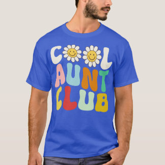 Retro Cool Tante Club Tante Grappig Glimlach Geluk T-shirt