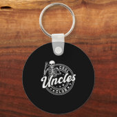 Retro Cool Uncles Club Funny New Uncle Men Skeleto Sleutelhanger (Voorkant)
