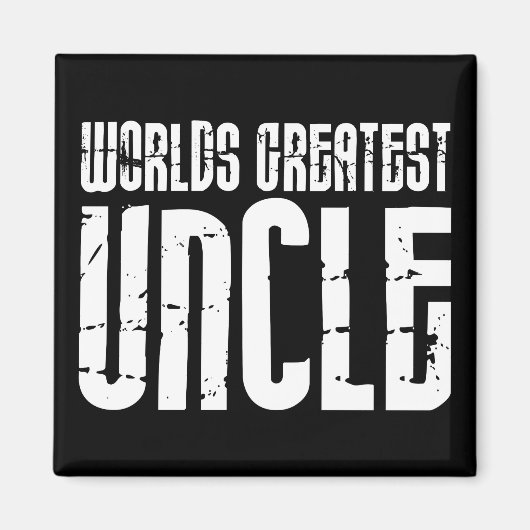  Retro Cool Uncles: 's Werelds grootste oom Magneet (Voorkant)
