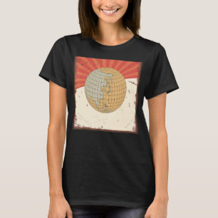 Retro Cool World Wereldbol Earth Geography T-shirt