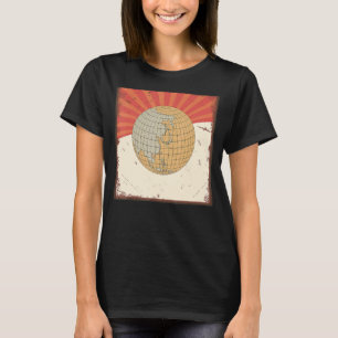 Retro Cool World Wereldbol Earth Geography T-shirt