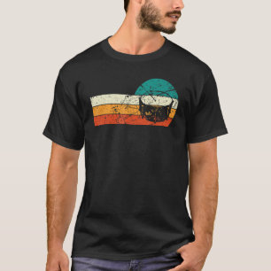 Retro Coole Drummer Drumstel Drumspeler T-shirt