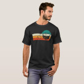 Retro Coole Drummer Drumstel Drumspeler T-shirt (Voorkant volledig)