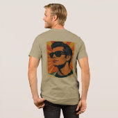 Retro Coole Kerel Tri-Blend Shirt (Voorkant)