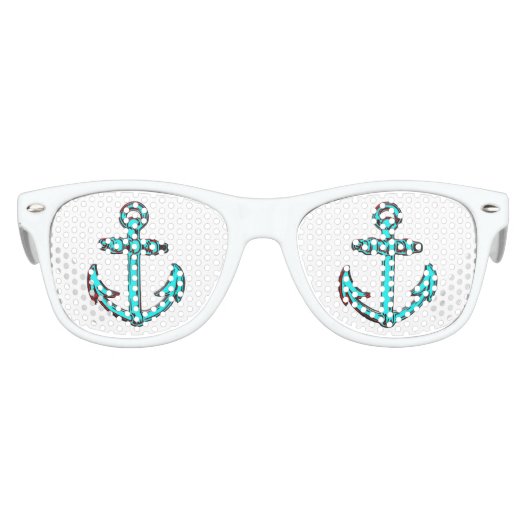 Retro coole zonnebril van het strand van het stran (Voorkant)