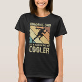 Retro Cooler Father Marathoner Marathon Runner T-shirt (Voorkant)