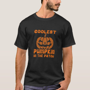 Retro Coolste Pompoen in de Patch Ghost Halloween T-shirt