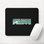 Retro Copper Mountain Muismat (Met muis)