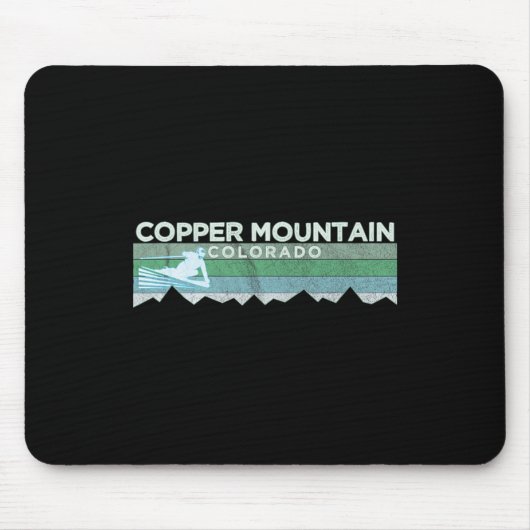 Retro Copper Mountain Muismat (Voorkant)