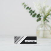retro COPYWRITER Mini Visitekaartje (Staand voorkant)