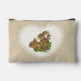 Retro  Coquette Baby Dieren Bunny Gingham Etui