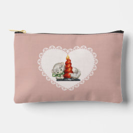 Retro  Coquette Baby Dieren Cat Gingham Etui