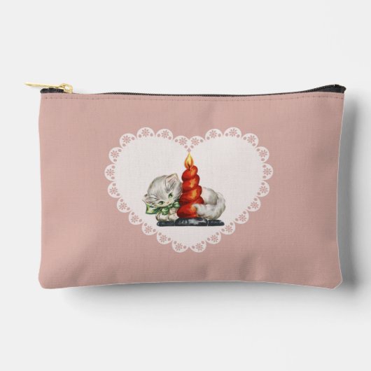 Retro  Coquette Baby Dieren Cat Gingham Etui (Voorkant)