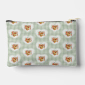 Retro  Coquette Baby Dieren Deer Gingham Etui (Achterkant)