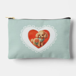 Retro  Coquette Baby Dieren Dog Gingham Etui