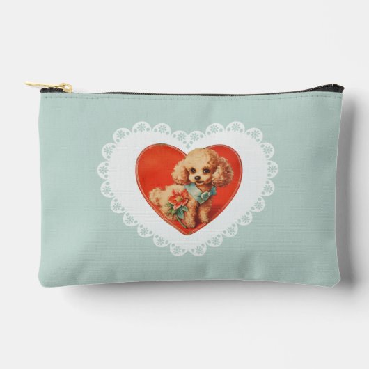 Retro  Coquette Baby Dieren Dog Gingham Etui (Voorkant)