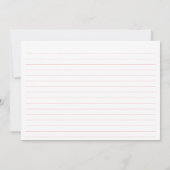 Retro Coquette Cherry Vrijgezellenfeest Recept Kaa Kaart (Achterkant)