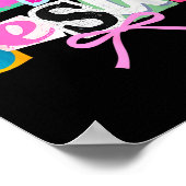 Retro Coquette Cute Follow Jesus Bible Verse Faith Poster (Hoek)