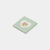 Retro  Coquette Pastel Baby Dieren Herten Post-it® Notes (Schuin)