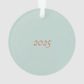 Retro Coquette Pastel Baby Dieren Hond Ornament (achterkant)