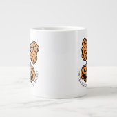 Retro Coquette Pumpkins Spooky Seizoen Grote Koffiekop (Voorkant)