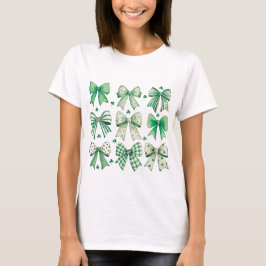 Retro Coquette St Patrick's Day - C004 T-shirt