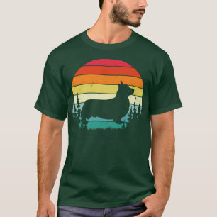 Retro Corgi Hondenliefhebber Gift Mannen Women119 T-shirt