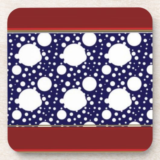 Retro Cork-Onderzetters Drankjes Onderzetter (Voorkant)