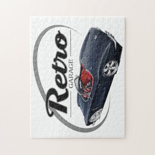 Retro Corvette Legpuzzel (Verticaal)