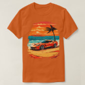 Retro Corvette T-shirt (Design voorkant)