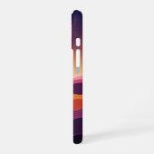 Retro Cosmic Hills iPhone 16 Hoesje (Linkerkant)