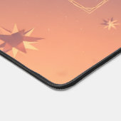 Retro Cosmic Moon and Stars Bureaumat (Hoek)