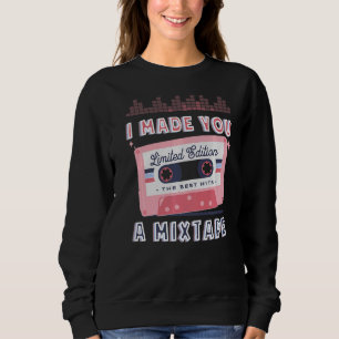 Retro Costume 80s 90s Cassette heb ik je gemaakt Trui