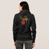 Retro Costumed Mexicaanse dansers Hoodie (Achterkant volledig)