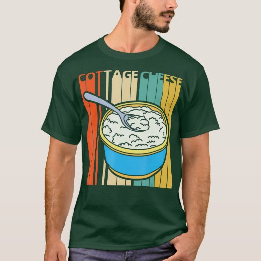 Retro Cottage-kaas T-shirt (Voorkant)
