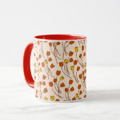 Retro Cottage Schets Tulpen | Retro Keuken Mok (Voorkant links)