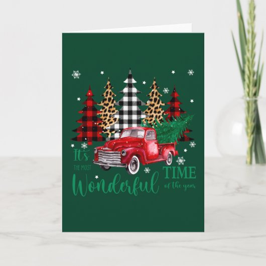 retro cottagecore kerst heerlijke tijd (Voorkant)