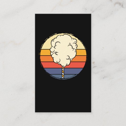 Retro Cotton Snoep Carnaval Boys Girls Visitekaartje (Voorkant)