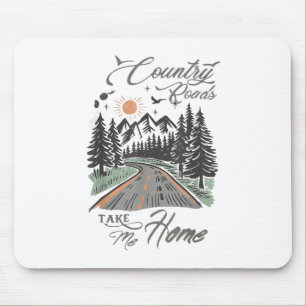 Retro Country Roads nemen me mee naar huis Mounta Muismat