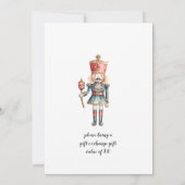 Retro Country  Vrolijk Kerstfeest Kaart (Achterkant)