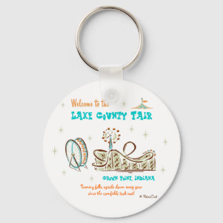 Retro 'County Fair' Sleutelhanger