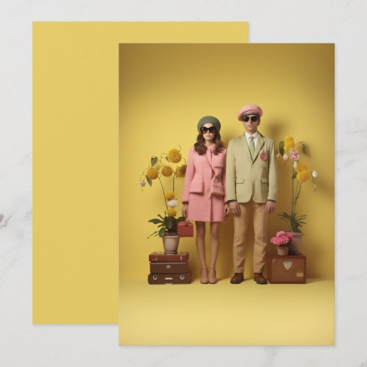 Retro Couple (Voorkant / Achterkant)