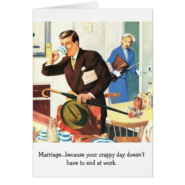 Retro Couple - huwelijksontgoocheling, (Voorkant)