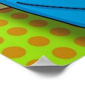 Retro Couple Kissing, Pop Art Poster 1950 (Hoek)