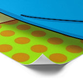 Retro Couple Kissing, Pop Art uit 1950 Poster (Hoek)