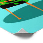 Retro Couple met Dog Poster (Hoek)