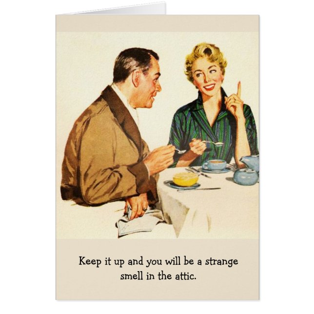 Retro Couple - Strange Smell in de zolder, (Voorkant)