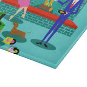 Retro Couplon met Dog Cutting Board Snijplank (Hoek)